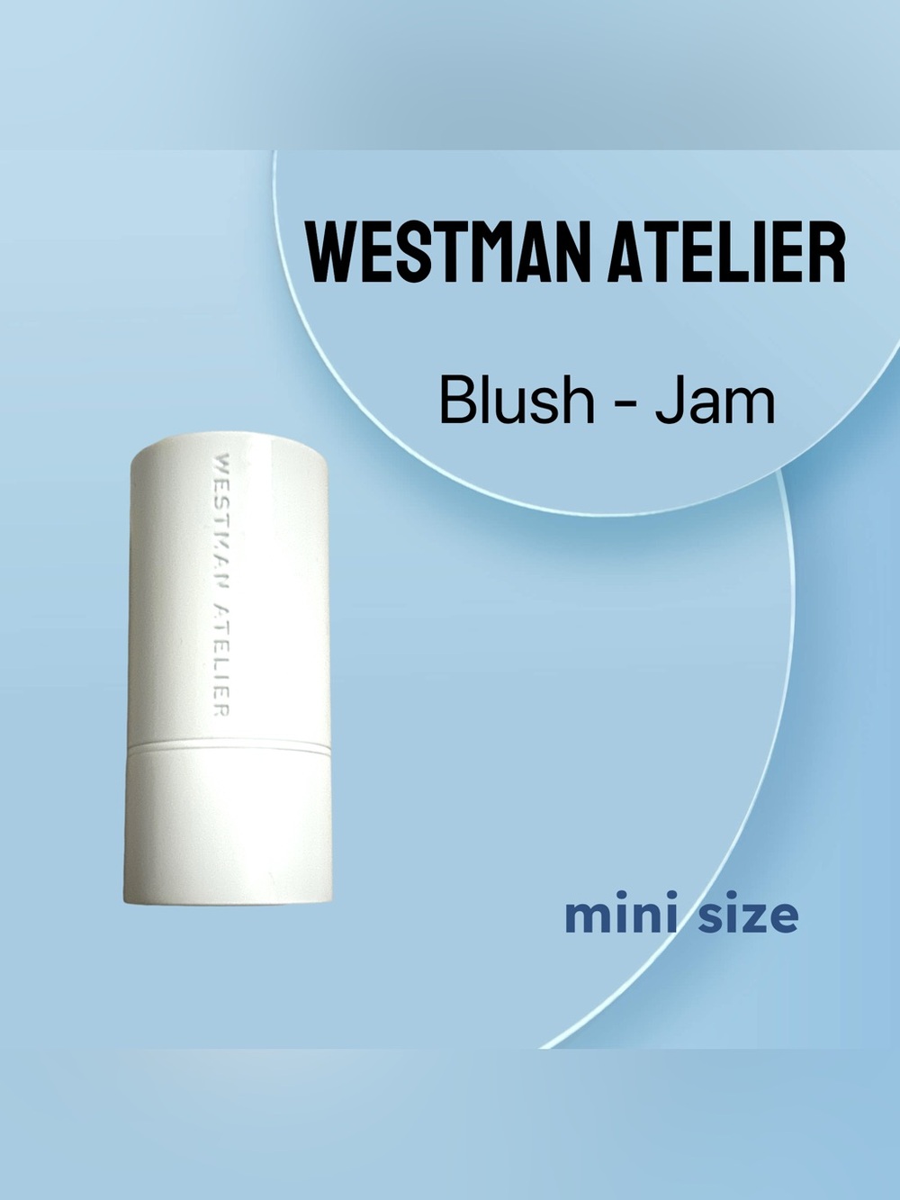 🇺🇸⚡️🆕NWOB WESTMAN ATELIER | MINI | Limited Edition JAM - Cream Blush Stick